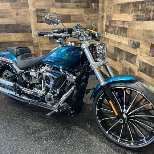 2026 Harley-Davidson® Breakout® Teal Thunder Chrome Trim FXBR thumb 3