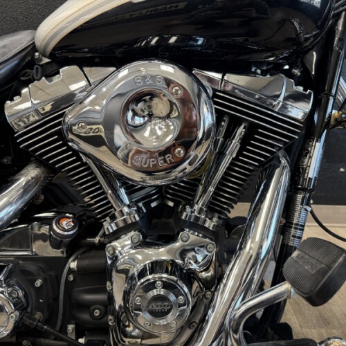 2003 Wide Glide Anniversary Diamond Dust & Obsidian with Palladium Graphics thumb 0