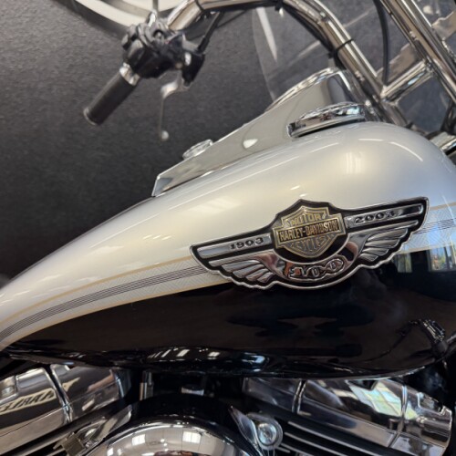 2003 Wide Glide Anniversary Diamond Dust & Obsidian with Palladium Graphics thumb 1