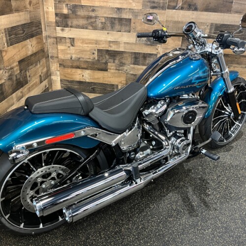 2026 Harley-Davidson® Breakout® Teal Thunder Chrome Trim FXBR thumb 2