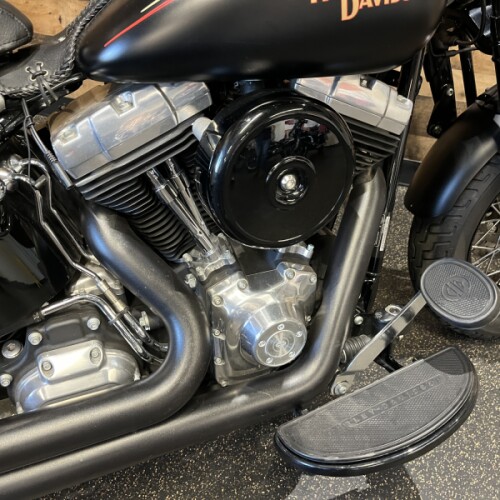 2009 Harley-Davidson®  Cross Bones Black Denim FLSTSB thumb 0