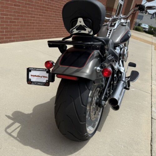 2019 Harley-Davidson® Fat Boy® 114 Industrial Gray Denim/Black Denim thumb 0