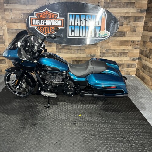2026 Harley-Davidson® Road Glide® Teal Thunder / Vivid Black Black Trim thumb 2