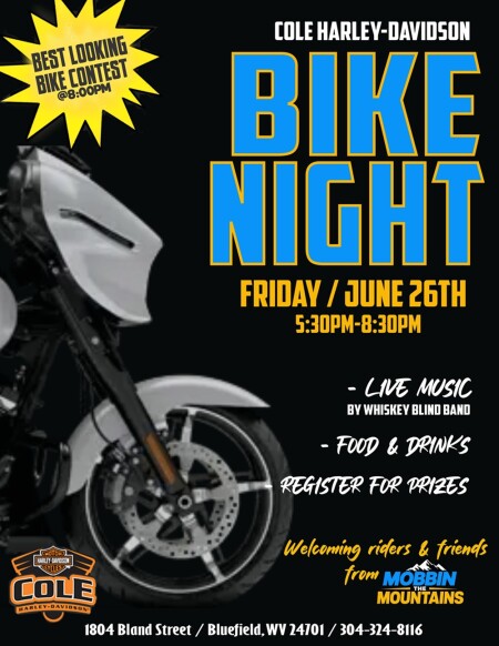 BIKE NIGHT - welcoming Mobbin the Mountains Riders