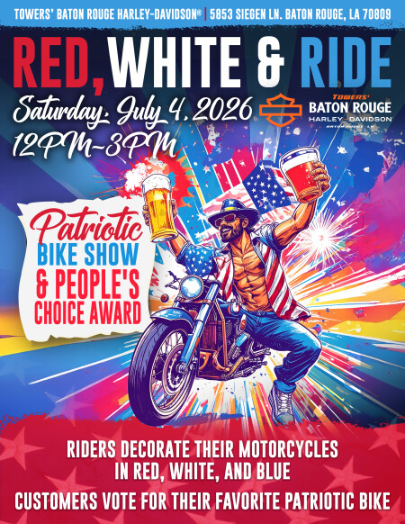 RED, WHITE & RIDE