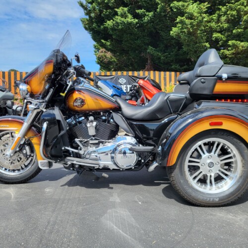 2024 Harley-Davidson® Tri Glide® Ultra Tobacco Fade thumb 1