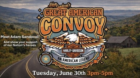 Adam Sandoval's Great American Convoy stops at Wilkins!