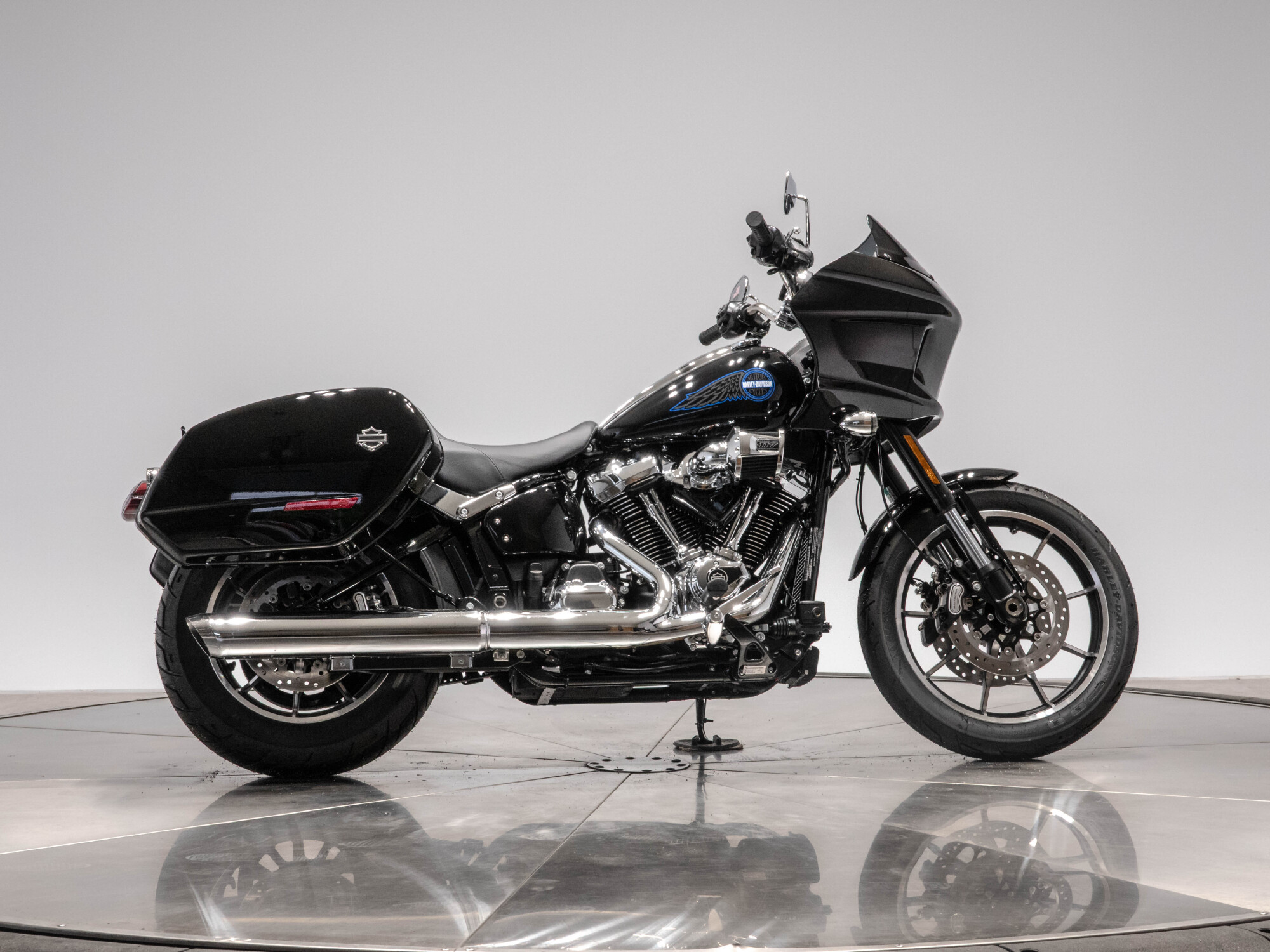 2026 Harley-Davidson FXLRST Softail Low Rider ST in Vivid Black with Chrome Trim