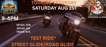 TOURING SATURDAY 9-4PM