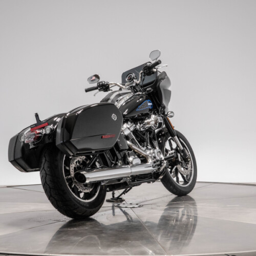 2026 Harley-Davidson FXLRST Softail Low Rider ST in Vivid Black with Chrome Trim thumb 3