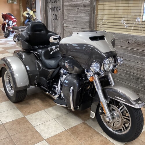 2023 Harley-Davidson® Tri Glide® Ultra Gray Haze/Silver Fortune thumb 2