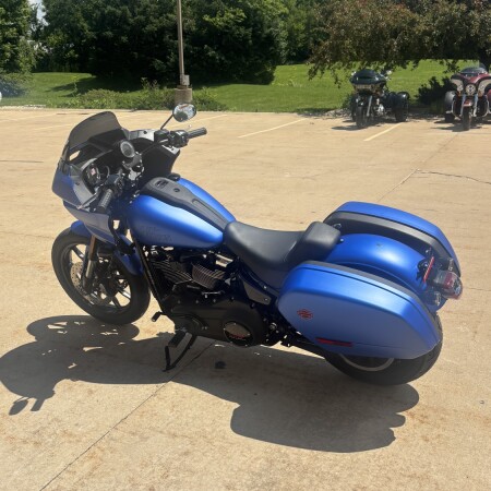 2026 Harley-Davidson® Low Rider® ST Aurora Blue Denim Black Trim thumb 1