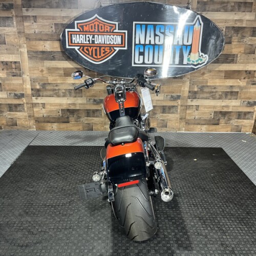 2025 Harley-Davidson<sup>®</sup> Fat Boy® Whiskey Fire / Vivid Black thumb 1