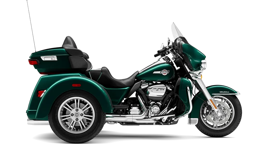 2024 Harley-Davidson® Tri Glide™ Ultra ALPINE GRN/BLK W/ PINSTRIPE