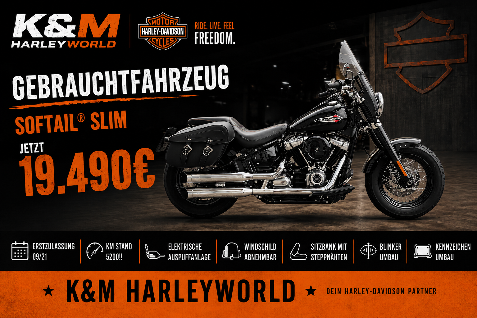 Softail Slim gebraucht Motorrad