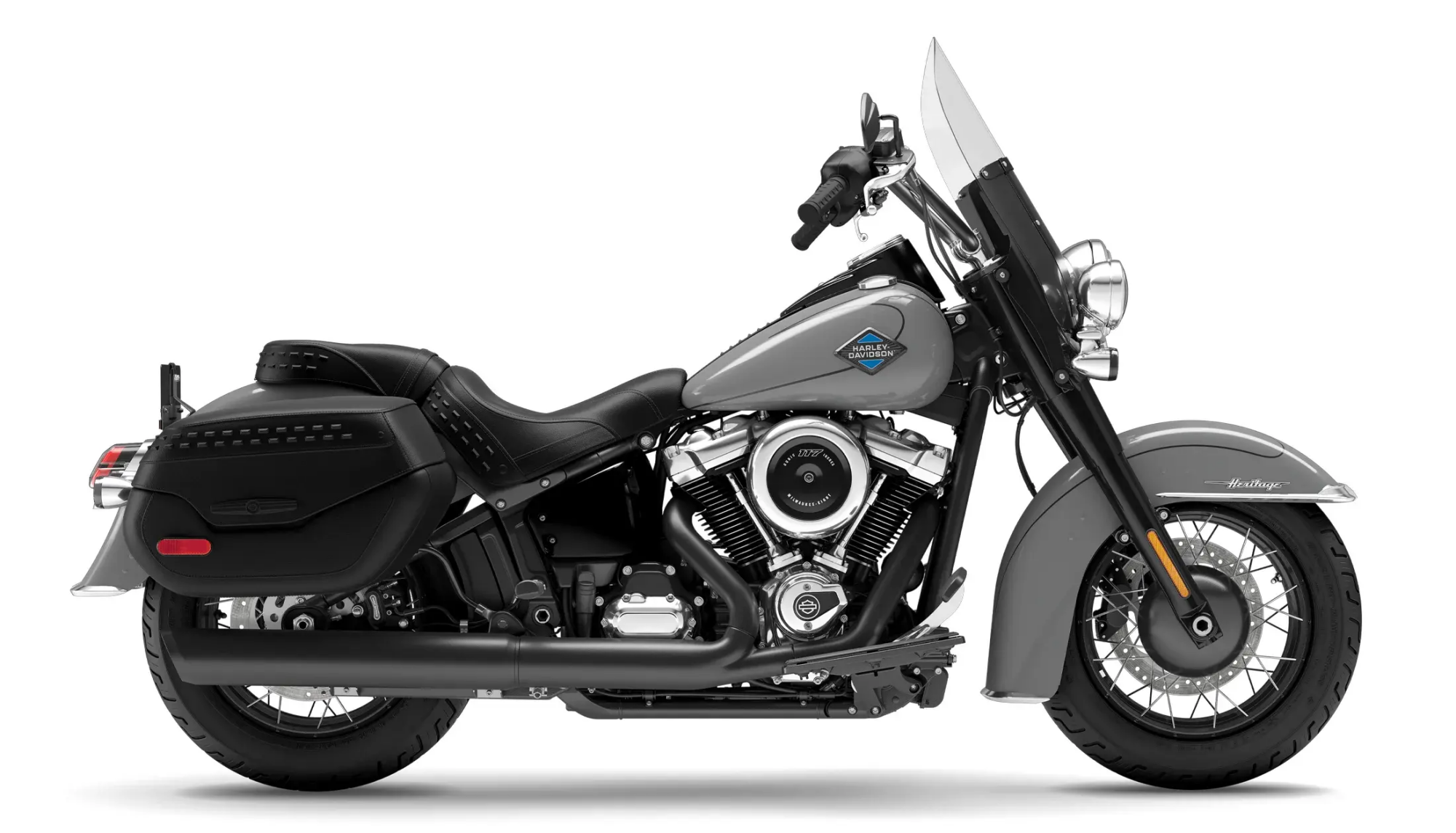 2025 Harley-Davidson® Heritage Classic Billiard Gray w/Laced Wheels