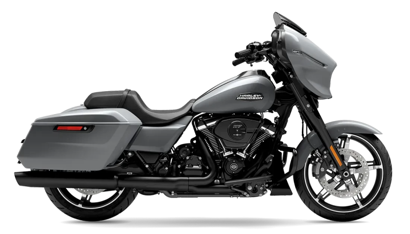 2024 Harley-Davidson® Street Glide™ Atlas Silver Metallic - Black Finish