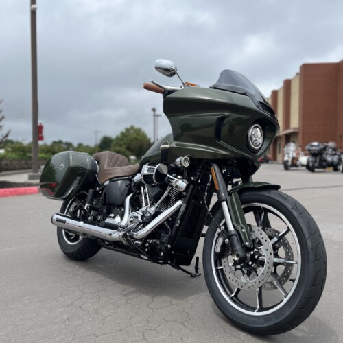 2026 Harley-Davidson® Low Rider® ST FXLRST Olive Steel Metallic Chrome Trim thumb 3