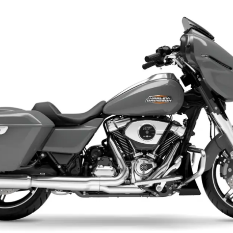 2026 Harley-Davidson® Street Glide® Solo Dark Billiard Gray Chrome Trim thumb 0