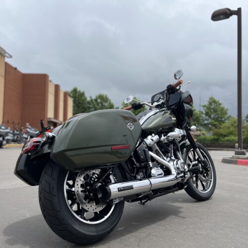 2026 Harley-Davidson® Low Rider® ST FXLRST Olive Steel Metallic Chrome Trim thumb 2