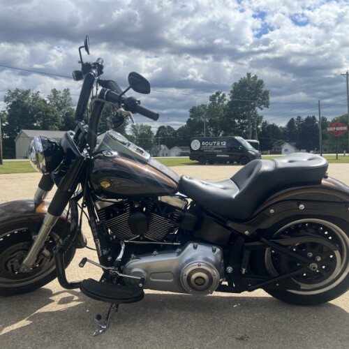 2013 Harley-Davidson® Fat Boy® Lo 110th Anniversary Edition Anniversary Vintage Bronze/Anniversary V thumb 0