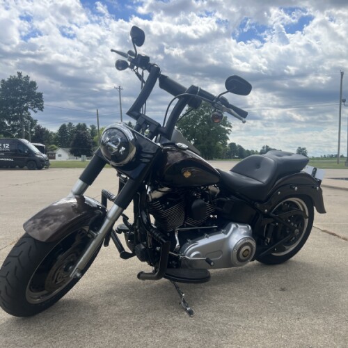 2013 Harley-Davidson® Fat Boy® Lo 110th Anniversary Edition Anniversary Vintage Bronze/Anniversary V thumb 1