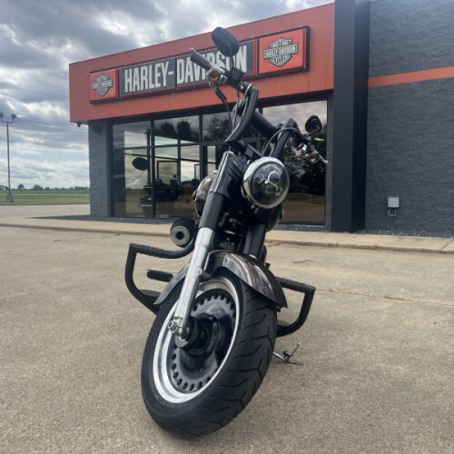 2013 Harley-Davidson® Fat Boy® Lo 110th Anniversary Edition Anniversary Vintage Bronze/Anniversary V thumb 2