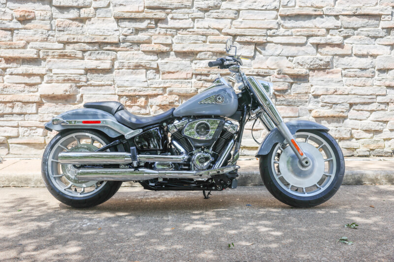 2026 Harley-Davidson® Fat Boy® Dark Billiard Gray Chrome Trim