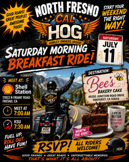 Saturday Morning Breakfast Ride