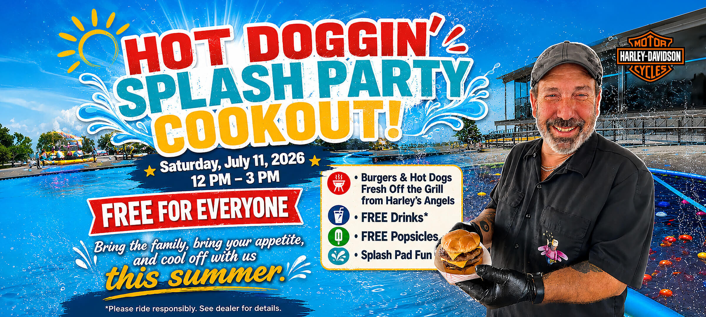07.11_Hot Doggin' Splash Party Cookout