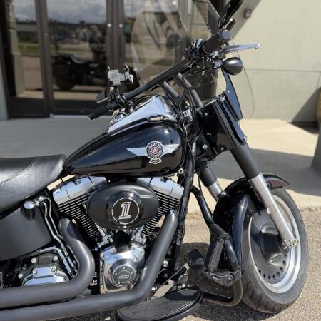 2012 Harley-Davidson® Fat Boy® Lo Vivid Black thumb 3