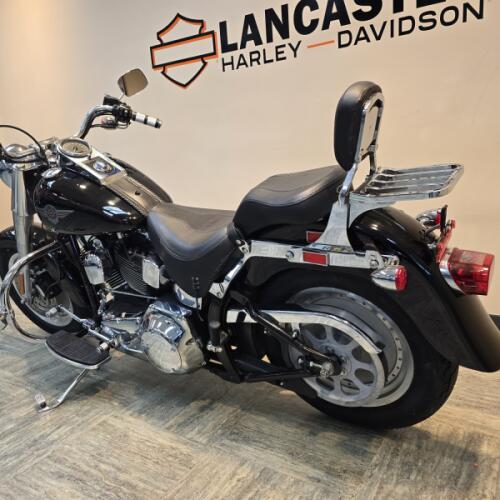 2002 Harley-Davidson® Fat Boy® Vivid Black FLSTFI thumb 0