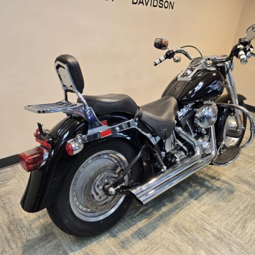 2002 Harley-Davidson® Fat Boy® Vivid Black FLSTFI thumb 3