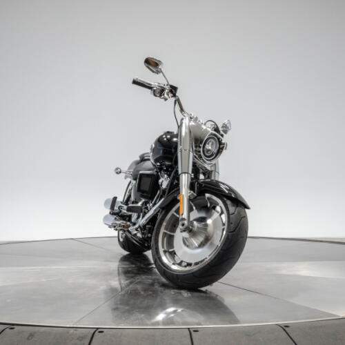 New 2026 Harley-Davidson FLFB Fat Boy in Vivid Black with 10 miles thumb 1