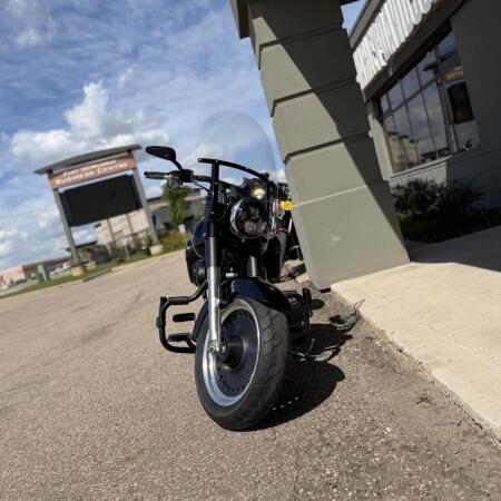 2012 Harley-Davidson® Fat Boy® Lo Vivid Black thumb 1