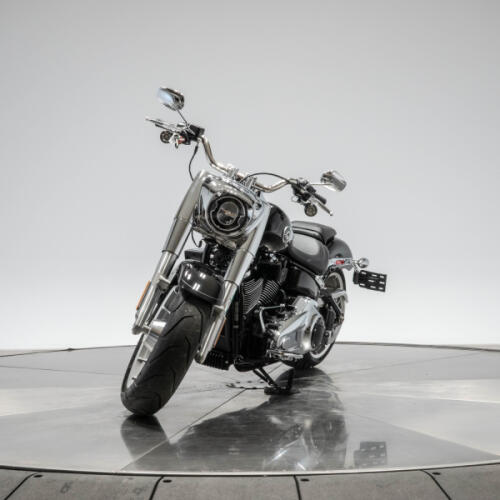 New 2026 Harley-Davidson FLFB Fat Boy in Vivid Black with 10 miles thumb 0
