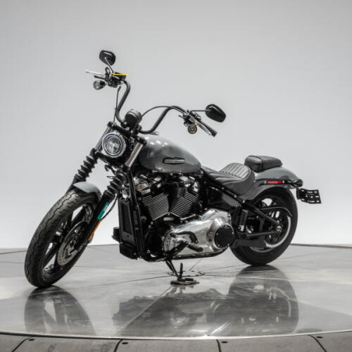 New 2026 Harley-Davidson FXBB Softail Street Bob in Billiard Gray with 10 miles thumb 0