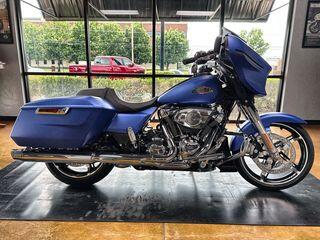 2026 Harley-Davidson® Street Glide® Aurora Blue Denim Chrome Trim