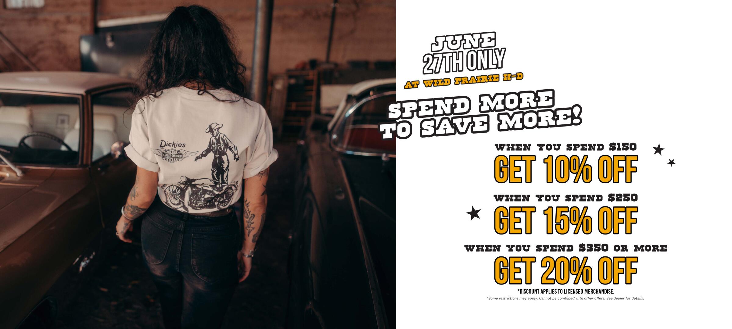 Spend more, Save more this weekend!