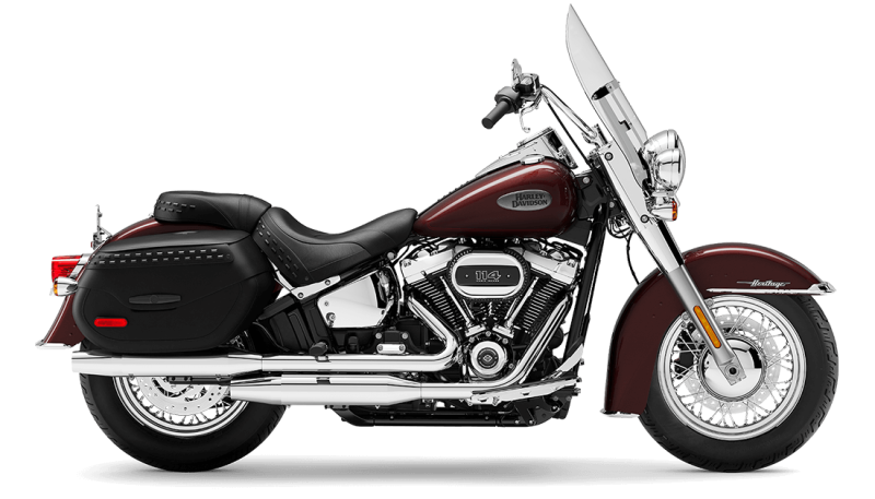 2022 Harley-Davidson® Heritage Classic 114 Midnight Crimson (Chrome Finish w/Laced Wheels)