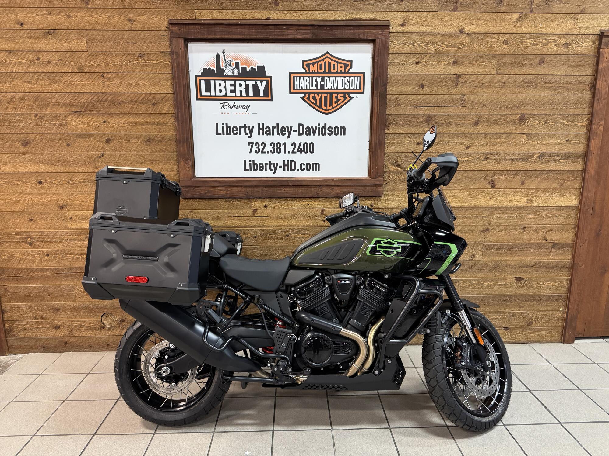 2026 Harley-Davidson® Pan America 1250 Limited Olive Steel Metallic  RA1250L