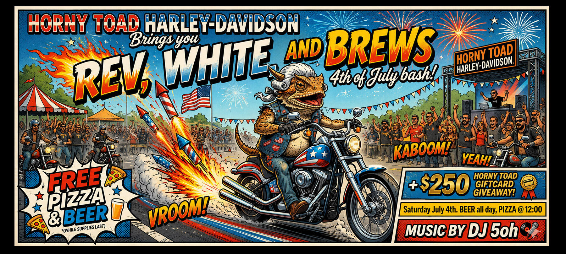 Rev White and Blue