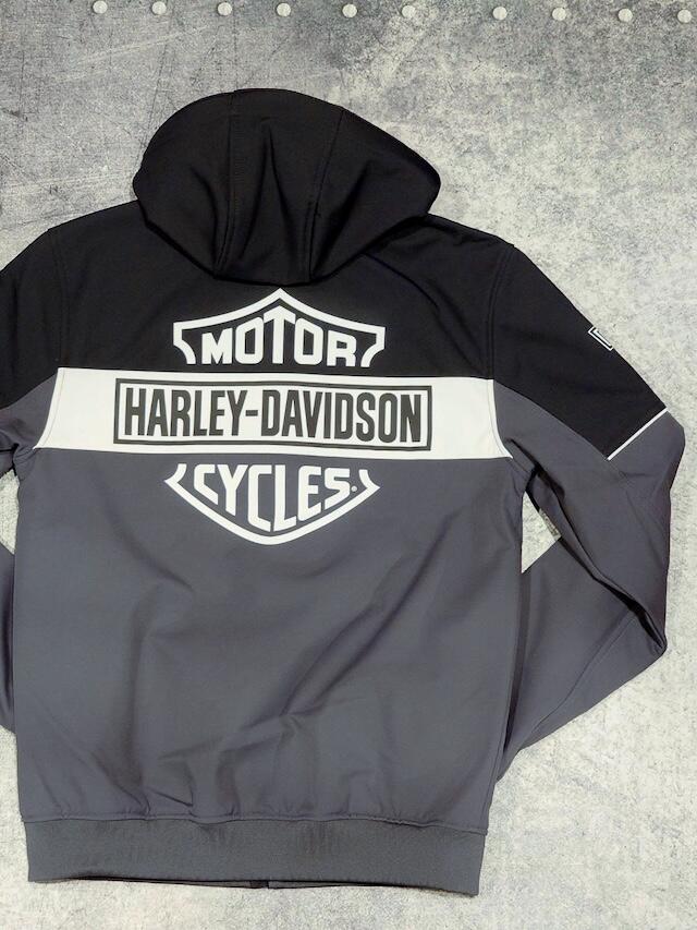 新品タグ付き⭐︎Harley Davidson フード付きジャケット JACKET-WOVEN,DARK GREY/BLACK | Harley-Davidson® 知立