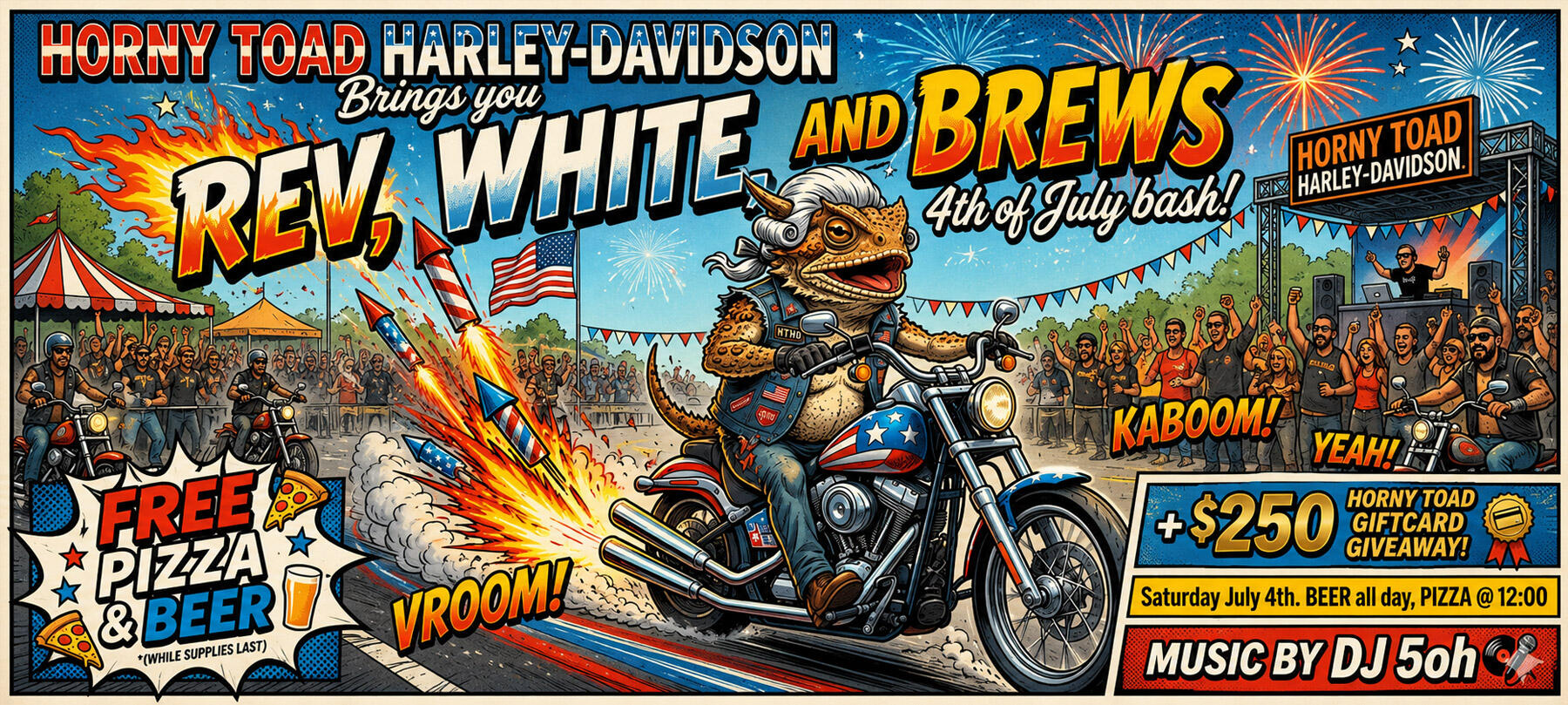 Rev White and Blue