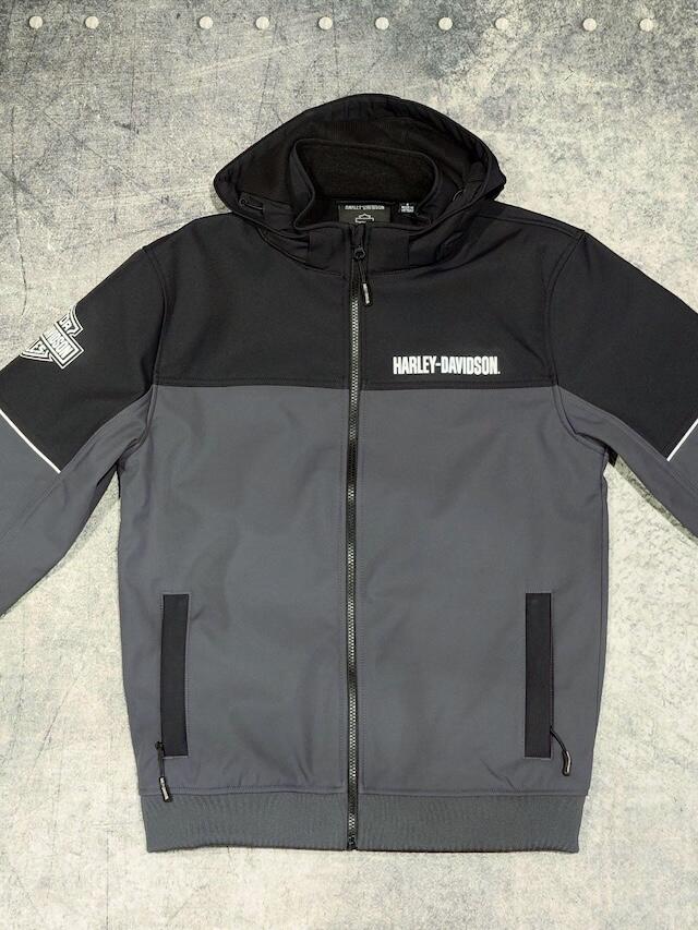 JACKET-WOVEN,DARK GREY/BLACK | Harley-Davidson® 知立