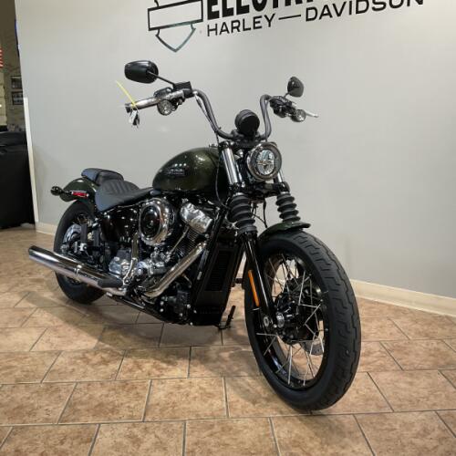 2026 Harley-Davidson® Street Bob® Olive Steel Metallic thumb 1