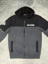 JACKET-WOVEN,DARK GREY/BLACK