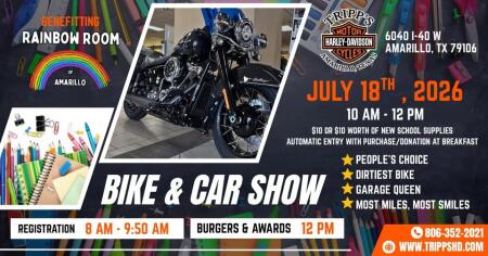 Bike and Car Show School Supply Drive