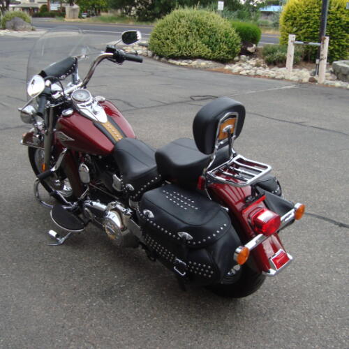 2009 Harley-Davidson® Heritage Softail® Classic Red Hot Sunglo & Smokey Gold thumb 1