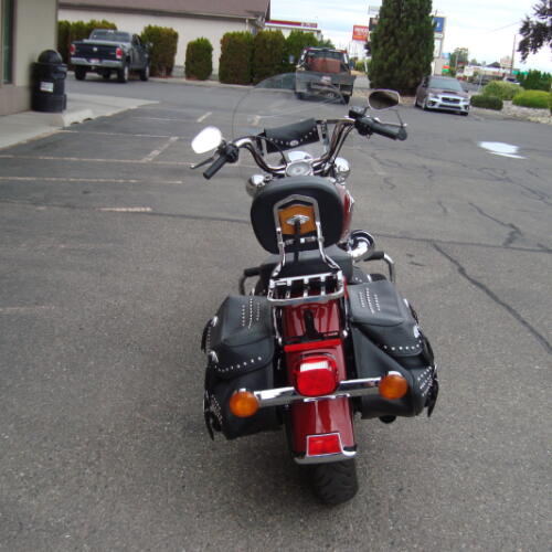 2009 Harley-Davidson® Heritage Softail® Classic Red Hot Sunglo & Smokey Gold thumb 2